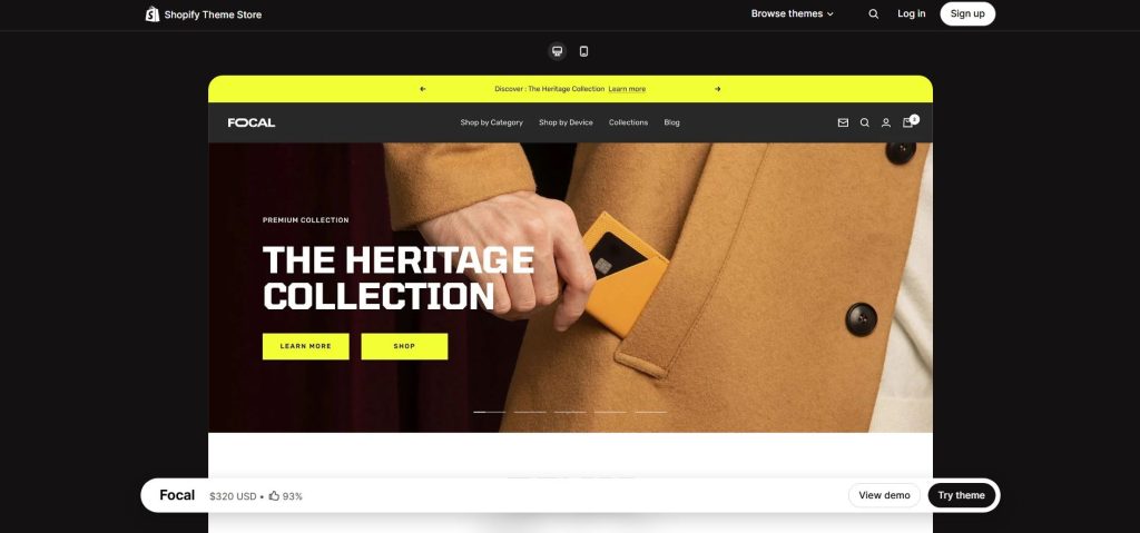 Shopify theme