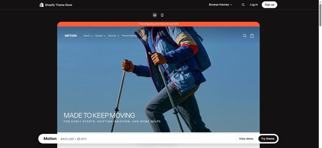 Shopify theme