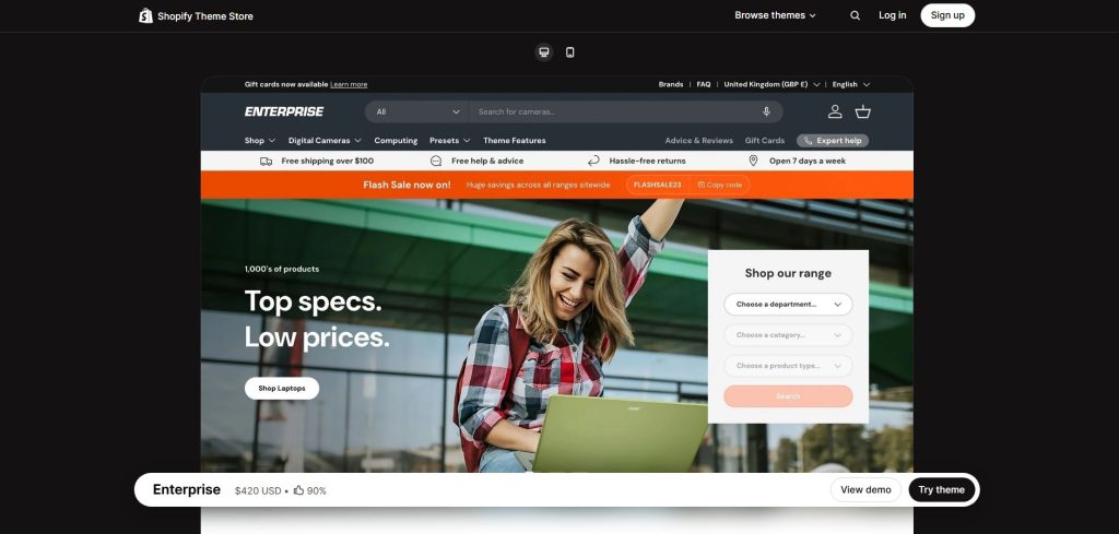 Shopify theme